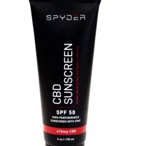 Spyder Broad Spectrum CBD Sunscreen